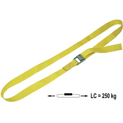 CINGHIA AD ANELLO EFFE - L.MT 2,5 H.MM 25 KG 250- 6 pezzi