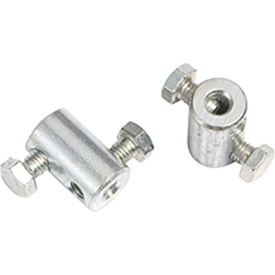 MORSETTO ZINCATO DOPPIA VITE LATERALE SELF - MM  4,5 CF=PZ 4- 5 confezioni