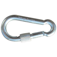 MOSCHETTONE SICUREZZA A VITE ZINCATO - MM 10 L.MM 100- 10 pezzi