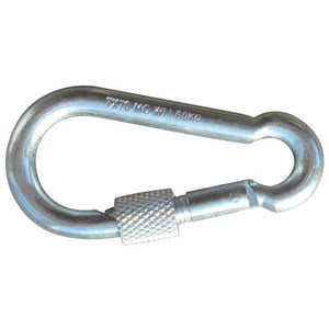 MOSCHETTONE SICUREZZA A VITE ZINCATO - MM 11 L.MM 120- 10 pezzi