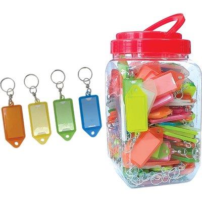 PORTACHIAVE GIGA + TARGHETTA + GIVOLARE + ANELLO - MM 65X30 CF=PZ 150- 1 confezioni