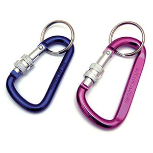 MOSCHETTONE PORTACHIAVE A PERA + VITE CHIUSURA - ALLUMINIO MIX COLORI MM 70- 25 pezzi