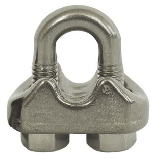 MORSETTO INOX - MM  6- 10 pezzi