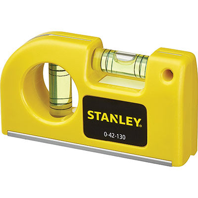 LIVELLA A BOLLA TASCABILE STANLEY  PLASTICA BOLLE 2 CM  8,3 042130