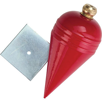 PIOMBO A PERA + PIASTRINA - ACCIAIO VERN GR 300- 6 pezzi