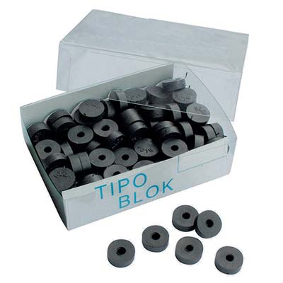 GUARNIZIONE X RUBINETTO - GOMMA 3/8 CF=PZ 100- 1 confezioni