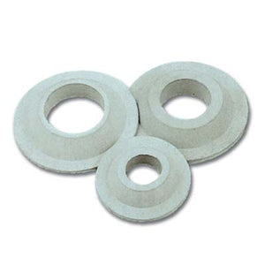 GUARNIZIONE CONICA X PILETTA - GOMMA BIANCA 1- 10 pezzi