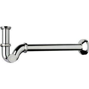 SIFONE CR A P ISPEZIONE LATERALE TEA  OTTONE CROMATO 1 CANNA CM 25