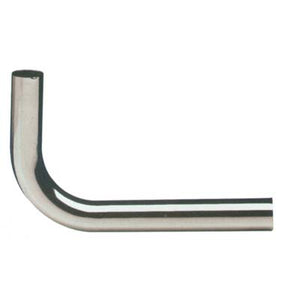 CANOTTO CR CURVO 90  °  OTTONE CROMATO MM 30 CM 15X25