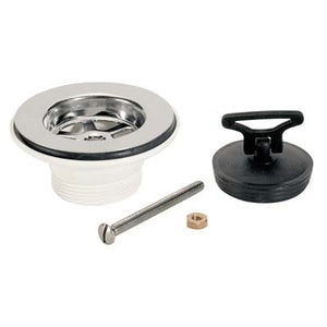 PILETTA LAVELLO INOX - PP 11/2F + TAPPO- 5 pezzi