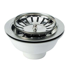 PILETTONE BASKET LAVELLO INOX - PP/INOX 11/2F + TAPPO GRIGLIA BASKET- 2 pezzi