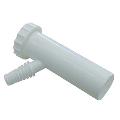 CANOTTO PP + GHIERA + 1 ATTACCO - BIANCO MM 40 11/2- 10 pezzi