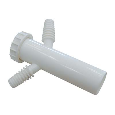 CANOTTO PP + GHIERA + 2 ATTACCHI - BIANCO MM 40 11/2- 10 pezzi