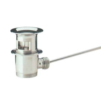 PILETTA SCARICO AUTOMATICO LAVABO  OTTONE CROMATO 11/4M