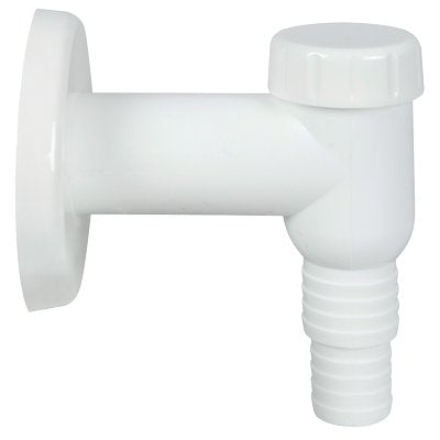 SIFONE PP LAVATRICE ESTERNO - PP BIANCO CON VALVOLA MM 32- 5 pezzi