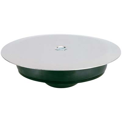 TAPPO ESPANSIONE + PIATTELLO X POZZETTO WC - PP/INOX MM 120- 5 pezzi