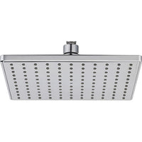 SOFFIONE DOCCIA + SNODO FELCE EFFE  ABS CROMATO 1/2F MM 200X200