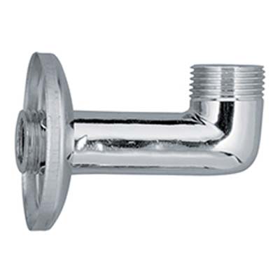 CURVETTA 90  ° X DOCCETTA - OTTONE CROMATO 1/2M- 4 pezzi