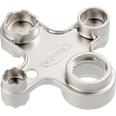 CHIAVE AERATORE UNIVERSALE NEOPERL  ACCIAIO NICHELATO