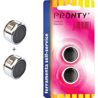 AERATORE RUBINETTO SELF PRONTY - OTTONE CROMATO M24X1 CF=PZ 2- 12 confezioni