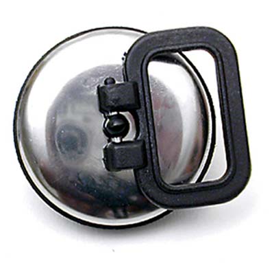 TAPPO PILETTA + MANIGLIA - PVC/INOX MM 52- 25 pezzi