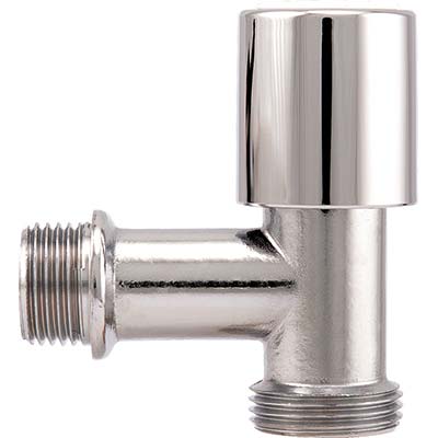 RUBINETTO A VITE X LAVATRICE 250 ITAP - OTTONE CROMATO 1/2MX3/4M- 6 pezzi