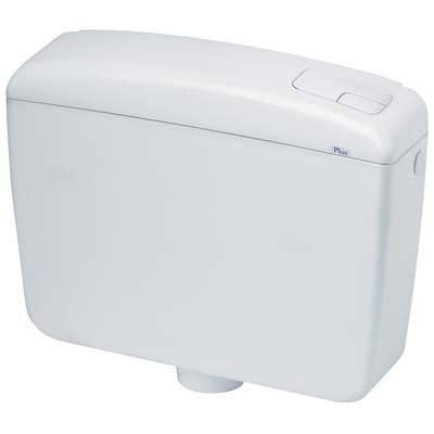 CASSETTA SCARICO ESTERNA PLUS 2 CR  ABS DOPPIO SCARICO LT 7 CM 44X12 H.CM 31