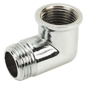 GOMITO MF OTTONE CROMATO 92 GEBO - 1/2MF- 10 pezzi