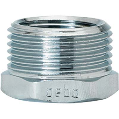 RIDUZIONE MF OTTONE CROMATO 241 GEBO - 3/4MX1/2F- 10 pezzi