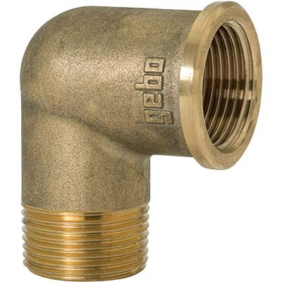 GOMITO MF OTTONE 92 GEBO - 1MF- 5 pezzi