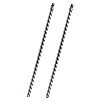 CANNA RAME CROMATO - MM 10X1 CM 35- 2 pezzi