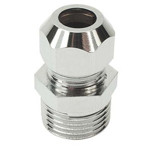 STRINGITUBO FILETTO MASCHIO X CANNA RAME CROMATO - OTTONE CROMATO MM 10X1/2M- 5 pezzi