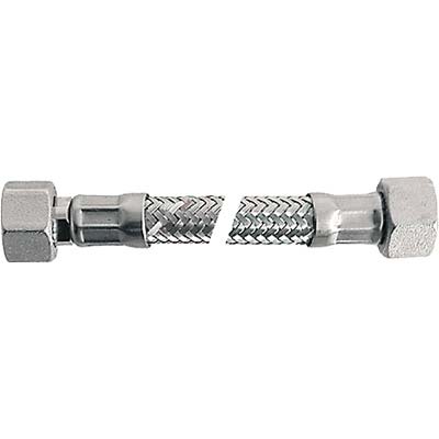 FLESSIBILE FLEXCORE FF RIDOTTO PARIGI - INOX 304/PE-RT + GUARNIZIONE 3/8FX1/2F CM 15- 5 pezzi