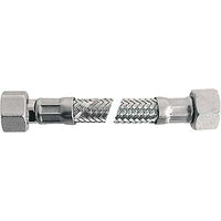 FLESSIBILE FLEXCORE FF RIDOTTO PARIGI - INOX 304/PE-RT + GUARNIZIONE 3/8FX1/2F CM 35- 5 pezzi