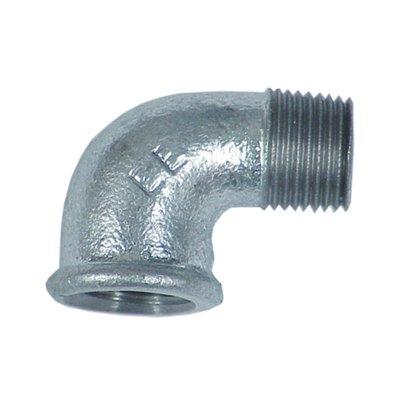 GOMITO MF GHISA ZINCATA 92 GEBO - 3/8MF- 10 pezzi