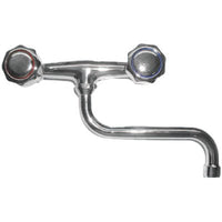 GRUPPO LAVELLO A PARETE STELLA  OTTONE CROMATO