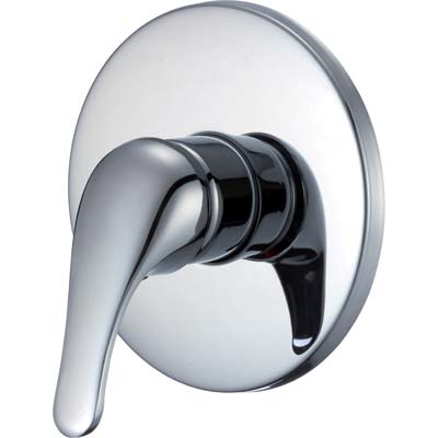 MISCELATORE DOCCIA SIRIO H23 CROLLA  OTTONE CROMATO