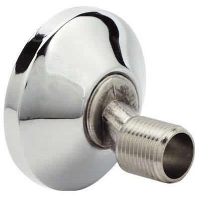 ECCENTRICO X RUBINETTO + ROSETTA - OTTONE CROMATO 1/2MX3/4M- 2 pezzi