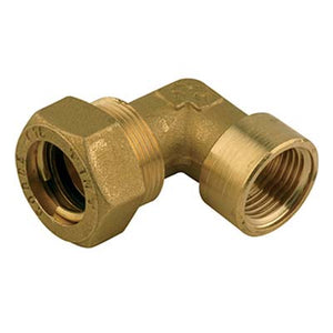 GOMITO STRINGITUBO FILETTO FEMMINA X RAME - OTTONE MM 10X1/2F- 10 pezzi