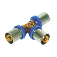 TEE MULTISTRATO PRESSARE BAMPI - OTTONE MM 20- 5 pezzi