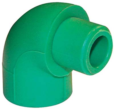 GOMITO PPR A SALDARE MF 90  ° - VERDE MM 20- 20 pezzi