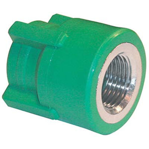 MANICOTTO PPR A SALDARE FILETTO FEMMINA - VERDE/OTTONE MM 25X1/2F- 10 pezzi