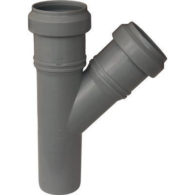 BRAGA SCARICO IDRICO AD INNESTO - PP GRIGIO MM 90 45  °- 5 pezzi