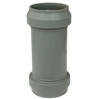 MANICOTTO SCARICO IDRICO AD INNESTO - PP GRIGIO MM 40 L.MM 137- 20 pezzi