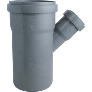 BRAGA RIDOTTA SCARICO IDRICO AD INNESTO - PP GRIGIO MM 90/40 45  °- 5 pezzi