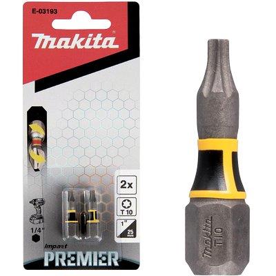 INSERTO TORX X AVVITATORE IMPULSI MAKITA - TXMM 10X25 CF=PZ 2- 3 confezioni