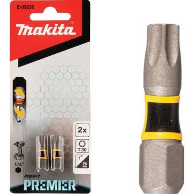 INSERTO TORX X AVVITATORE IMPULSI MAKITA - TXMM 20X25 CF=PZ 2- 3 confezioni