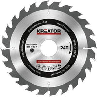 LAMA CIRCOLARE X LEGNO KREATOR  MM 165X30 DENTI 24