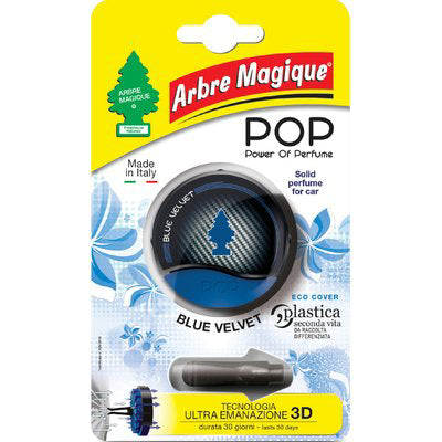 PROFUMATORE AUTO ARBRE MAGIQUE POP - BLUE VELVET- 12 pezzi