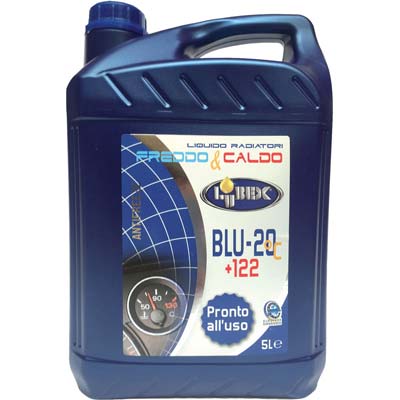 LIQUIDO ANTIGELO X RADIATORE AUTO LUBEX - FINO A -20  °C LT 5- 4 pezzi
